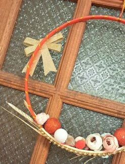 Couronne De Noël Avec Fleurs -Papeterie Boutique product 636513465f3e0 4