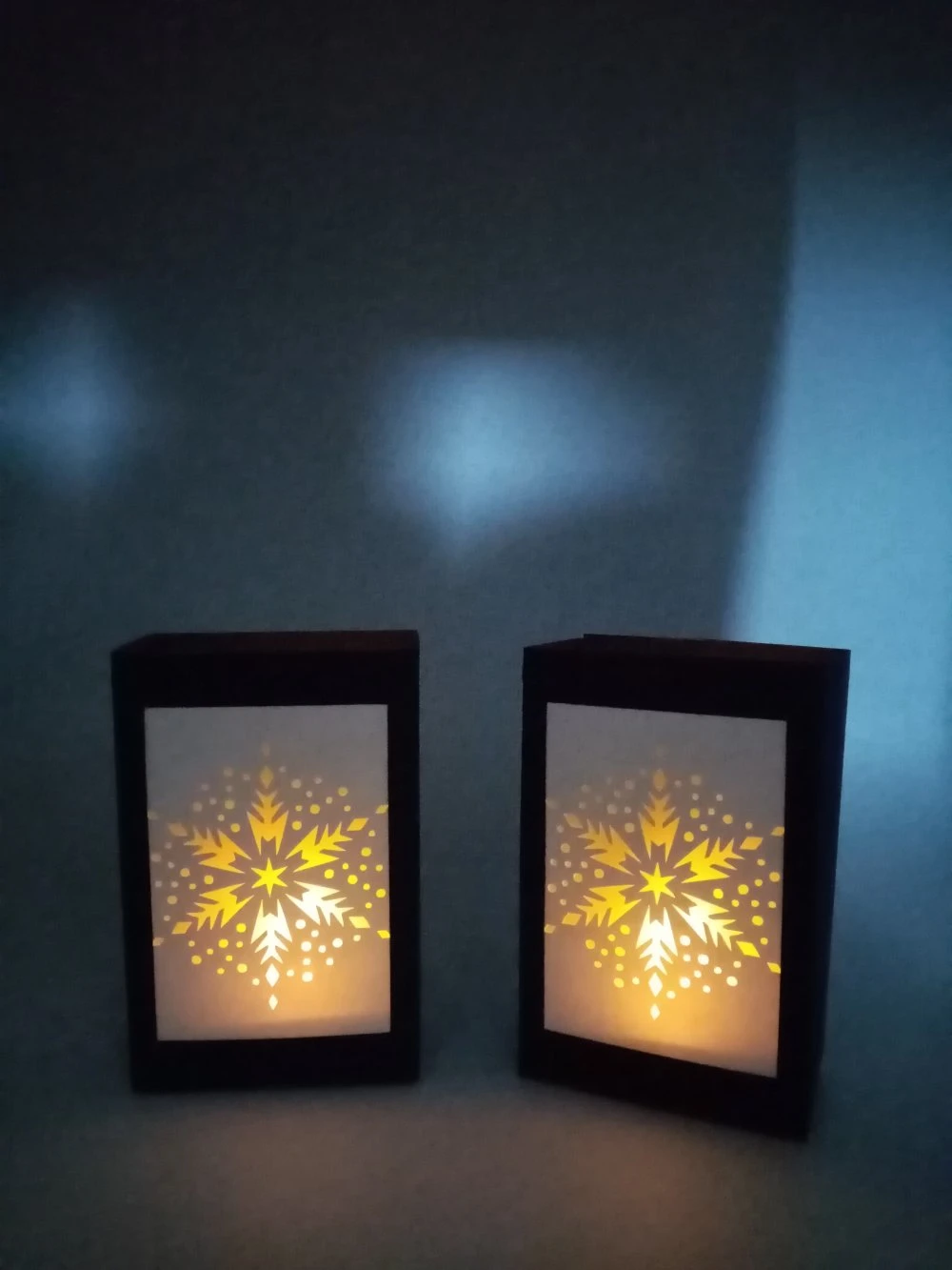 2 Photophores, Bougies, Led * Flocon De Neige * Noël, Décoration, Carton, Bleu Marine, Crème, Idées Cadeaux 1 2 Photophores, Bougies, Led * Flocon De Neige * Noël, Décoration, Carton, Bleu Marine, Crème, Idées Cadeaux