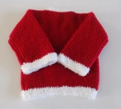 Ensemble Gilet Et Bottons De Noël Rouge Et Blanc , Taille 0/3mois. -Papeterie Boutique product 6375024c9b821 4