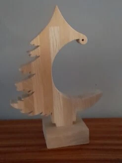 Sapin De Noël En Bois, Chêne Naturel ; Création Artisanale. -Papeterie Boutique product 6377bb7c0ff3e 3