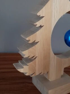 Sapin De Noël En Bois, Chêne Naturel ; Création Artisanale. -Papeterie Boutique product 6377bb7c0ff3e 4