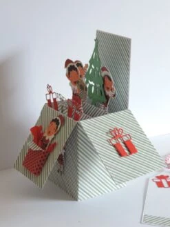 Carte De Noël Pop Up, Petits Lutins. -Papeterie Boutique product 637f1436261c8 4