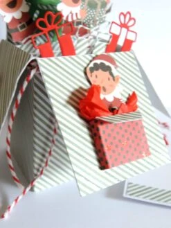 Carte De Noël Pop Up, Petits Lutins. -Papeterie Boutique product 637f1436261c8 5