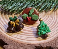 Lot De 3 Pin's De Noël En Fimo / Broches De Noël Assorties -Papeterie Boutique product 63913e543dda2 4