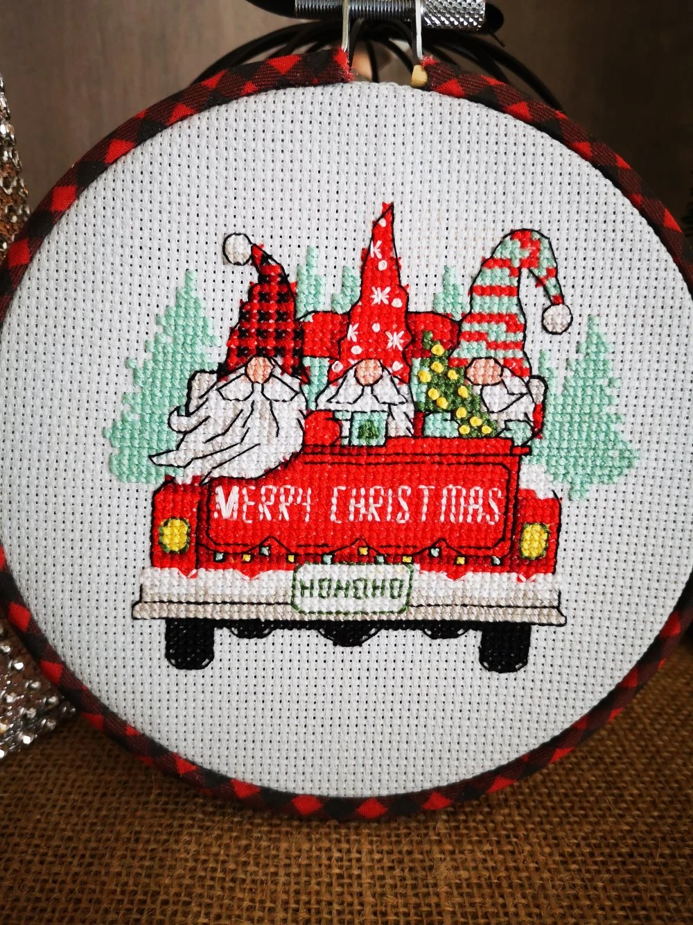 Broderie "les Gnômes De Noël" 2 Broderie "les Gnômes De Noël" – Image 2