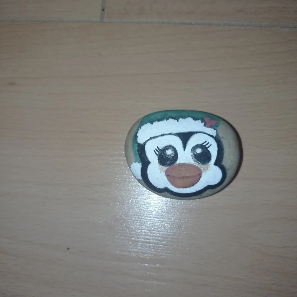 Galet De Noël, Décoration Pour La Maison. Père Noël, Bonhomme De Neige, Décor Unique, Galets Peints à La Main 5 Galet De Noël, Décoration Pour La Maison. Père Noël, Bonhomme De Neige, Décor Unique, Galets Peints à La Main – Image 5