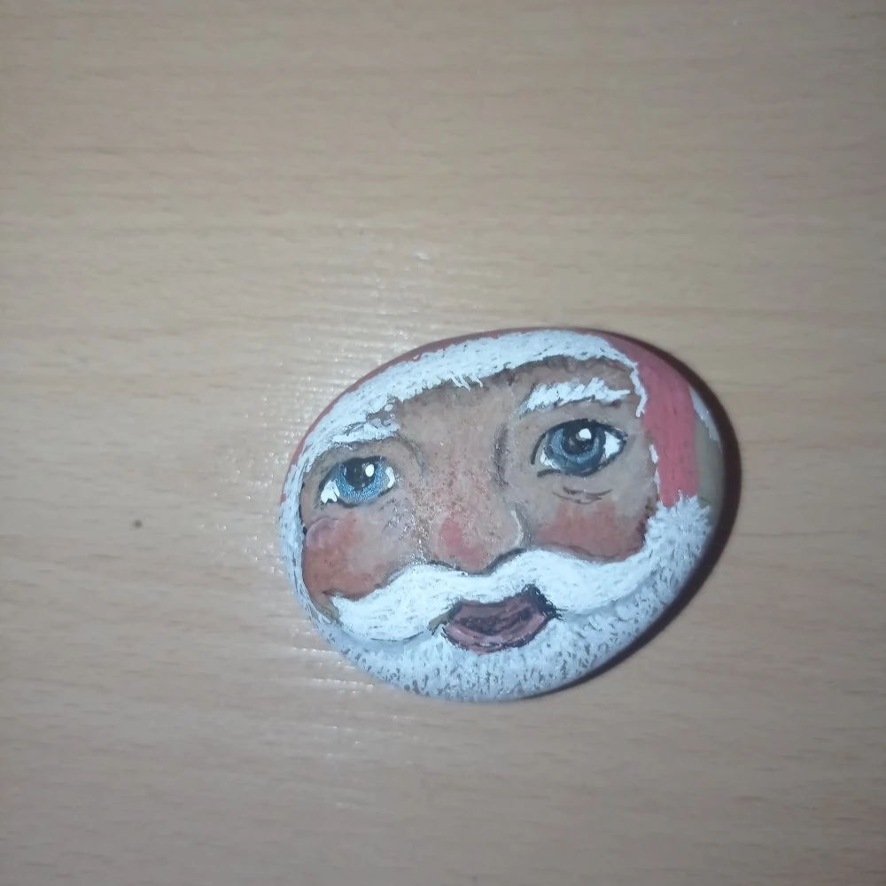 Galet De Noël, Décoration Pour La Maison. Père Noël, Bonhomme De Neige, Décor Unique, Galets Peints à La Main 6 Galet De Noël, Décoration Pour La Maison. Père Noël, Bonhomme De Neige, Décor Unique, Galets Peints à La Main – Image 6