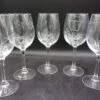 5 Verres à Vin Gravés Motif De Noël, Personnalisables